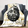 2pac Customize Your Name Blanket Lightweight Customizable Blanket Comfortable Perfect for Nap Seaside Office Living Room Four Seasons Multipurpose