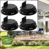 4Pcs/set Height Adjustable Decking Support Pedestal Eliminate Slope Difference Decking Boards Slab Bearing Terrace Bearing