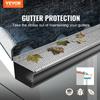 Gutter Guard, 152mm Width, Aluminum Leaf Filter DIY Gutter Cover, 26 PCS 264cm Total Length, 4mm Hole Diameter & 0.5mm Thick Raptor Gutter Guards Fits