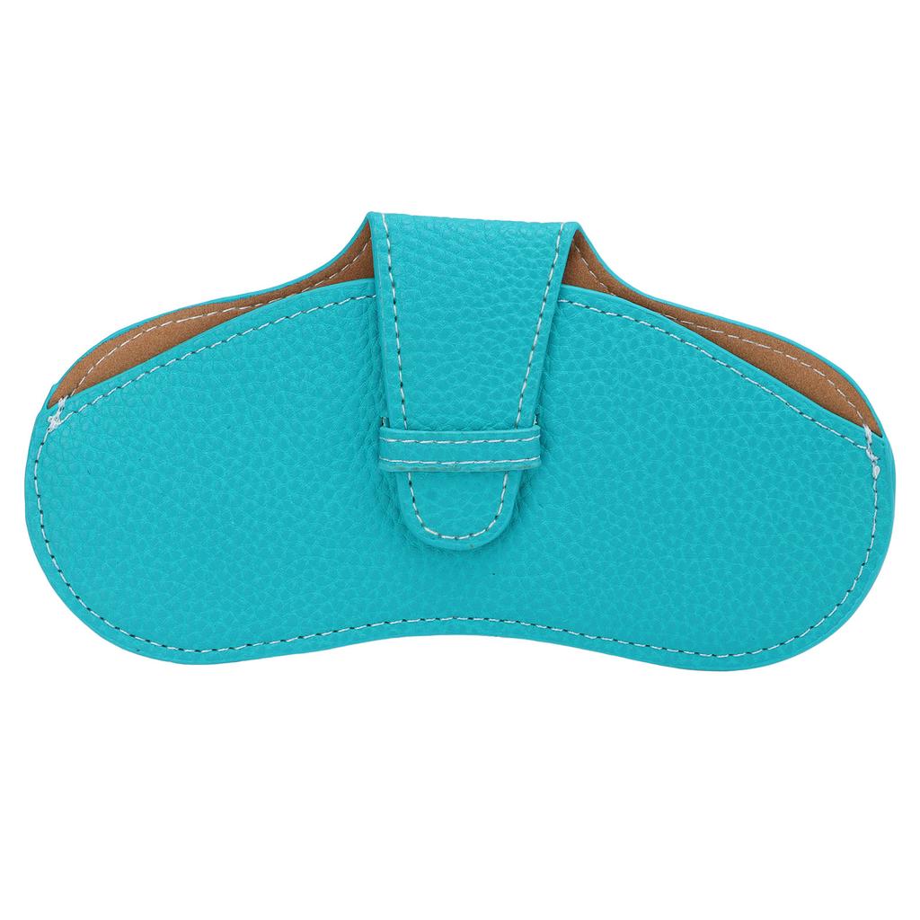 Leather Sunglasses Case Portable PU Leather Eyeglass Case Leather Wear Resistant Simple Eyeglass Case for Sunglasses