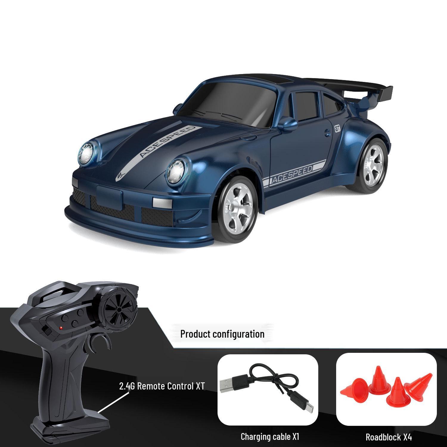 Cross1:64 4WD Drift Car: 2.4G Remote Control, Rechargeable Electric Toy, Children s Racing Model, Perfect Birthday Gift