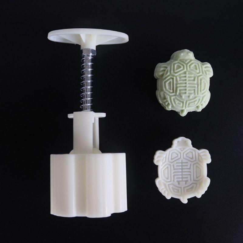 50g for Turtle Cookie Cutter Stamp Moon Cake Mold Hand Press Autumn Festival