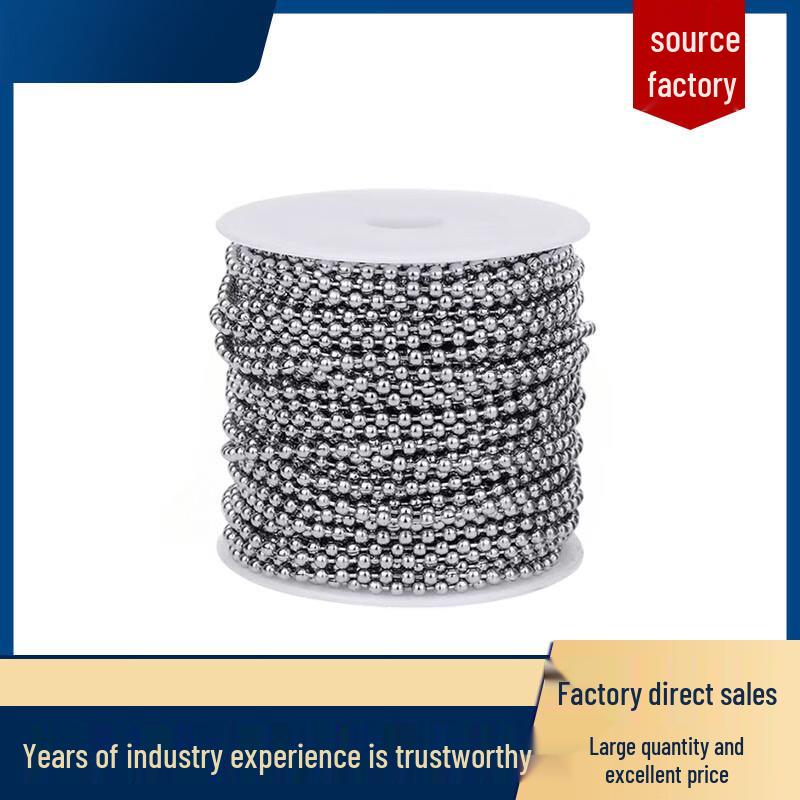 Lukun 304 Stainless Steel Ball Chain with Clasps