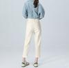 Commuter simple Harlan jeans women's spring and autumn new high-waisted loose straight radish dad jeans