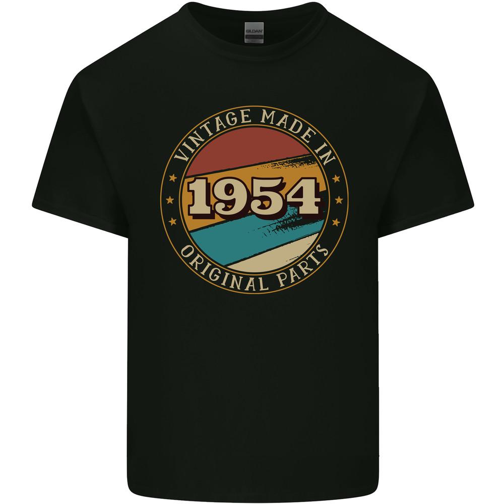 71st Birthday Vintage Made In 1954 Mens Light Cotton T-Shirt