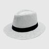 Monofilament grass top hat solid color parent-child papyrus top hat sunshade summer and autumn sunscreen hat outdoor beach straw hat British