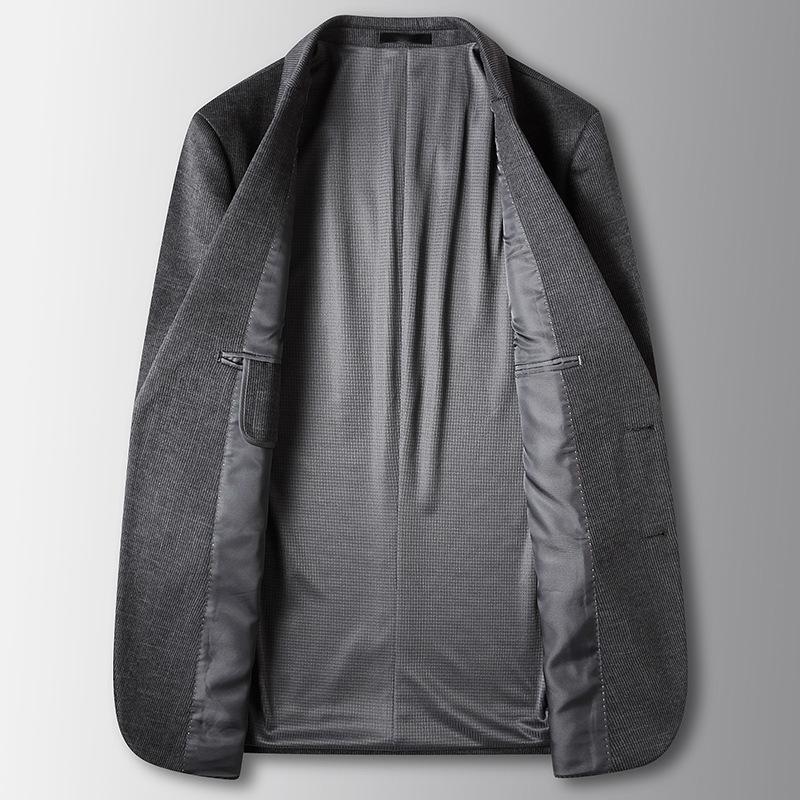 Spring and Autumn Light Luxury Business Single West Middle-aged and Young Solid Color Single-breasted Trendy Suit Jacket