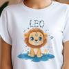 Leo Zodiac T-Shirt, Lion Astrology Tee, Horoscope Gift