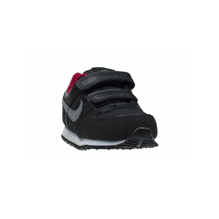 Nike MD Runner 2 Fabric Comfortable Versatile Low-Top Walking Shoes Baby Shoes Black Gray 652966-006