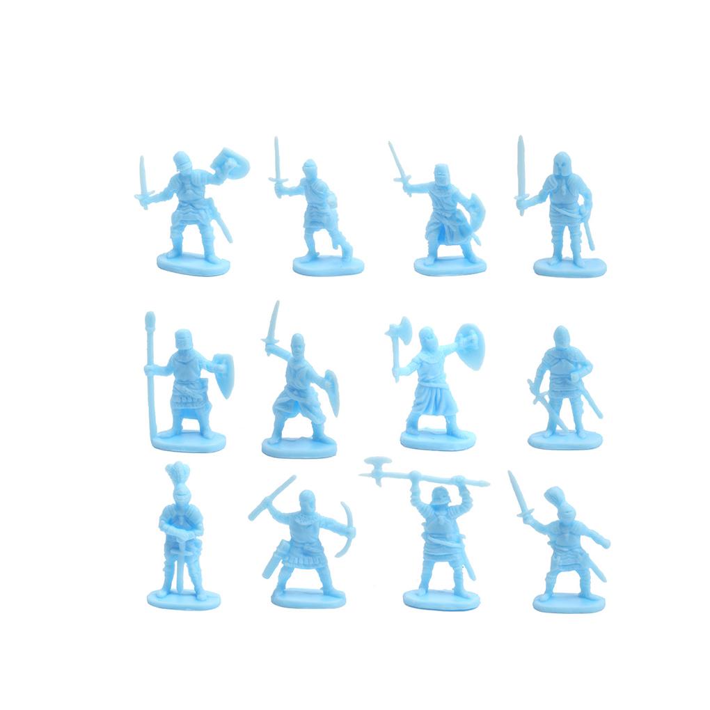 100 Pieces Kids 4-6 Years Old Simulation Model Figure Tabletop Decor Assembly Birthday Gift Living Room Office