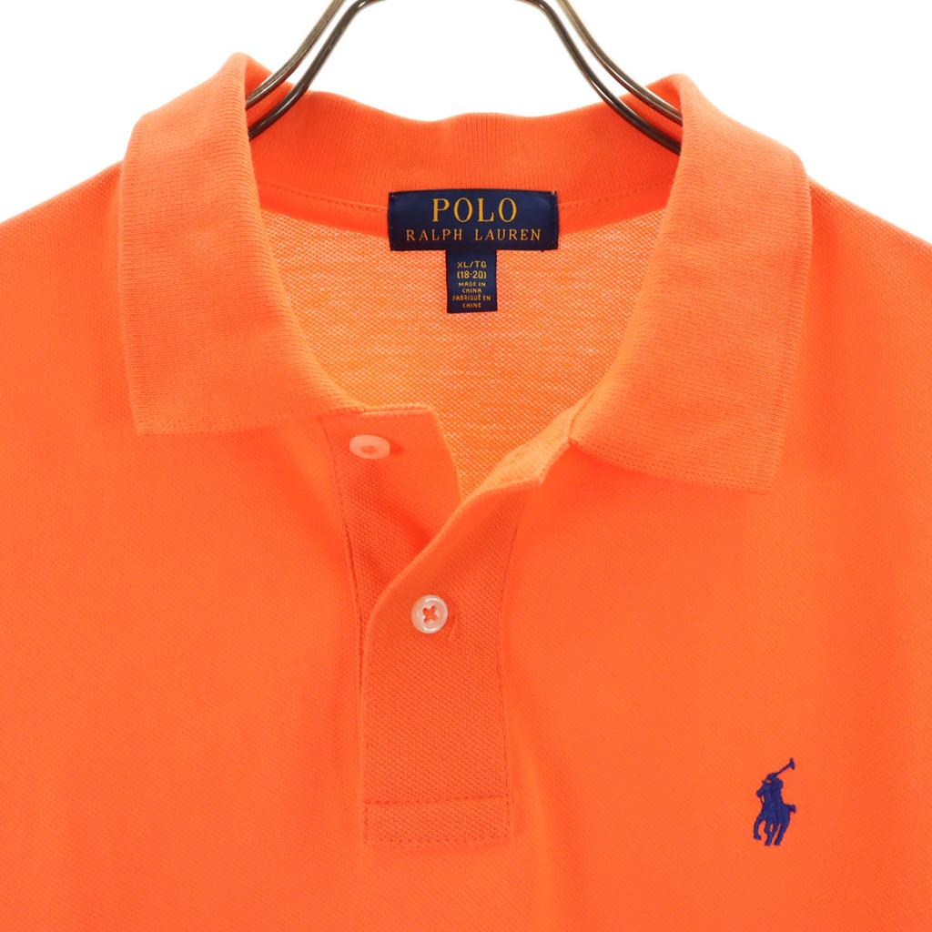 Polo Ralph Lauren Kurzarm-Poloshirt XL 18-20 Orange Kinder Gebraucht