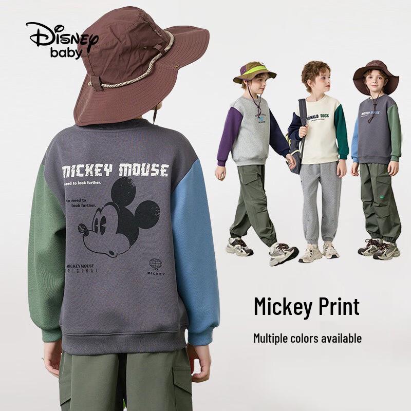 Детская толстовка Disney с цветными блоками и рукавами реглан 150