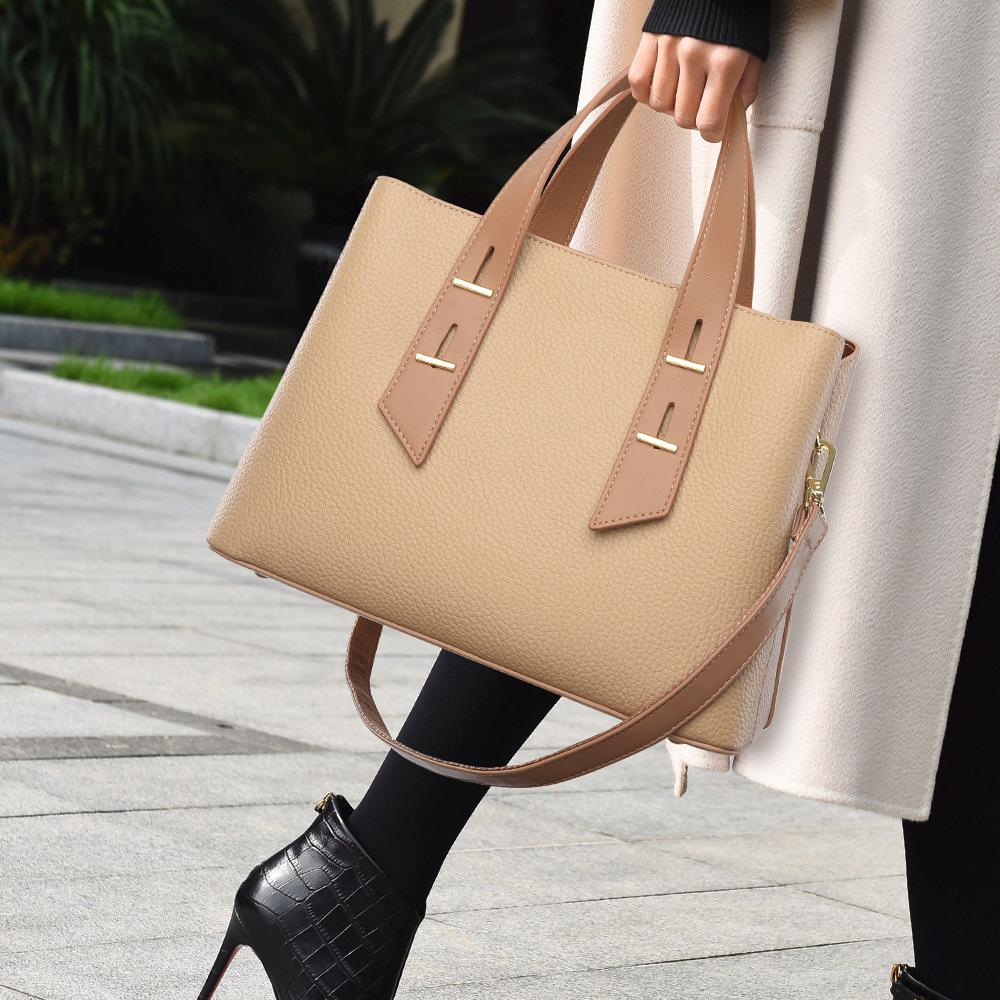 Ladies' Handbag, Fashionable Temperament, Shoulder Bag, New Simple Commuting Large Capacity Bag, Versatile Daily Crossbody Bag