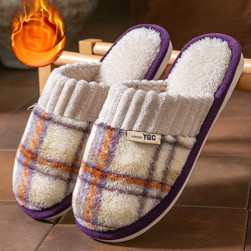 

New Fleece and Thickened Cotton Shoes Are Anti-slip and Warm, Suitable for Both Indoor and Outdoor Use As Slippers Fits 35-36