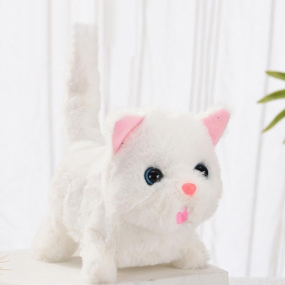 

Walking Simulated Robot Puppy Cat Barking Interactive Robotic Pet Walking Cat Toy Companion Gift 04