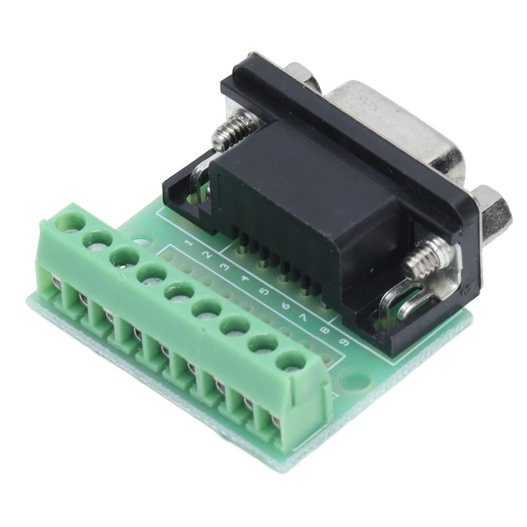 DB9 Female Terminal Breakout Board 9-Positionen-Schraubadapter für RS232 RS485-Anschluss