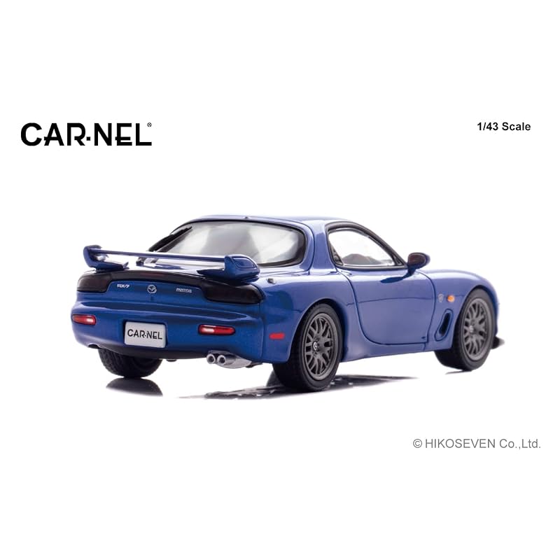 Hiko Seven (CARNEL) 1/43 Mazda RX-7 Spirit R Type A (FD3S) 2002 Innocent Blue Mica Finished Model CN430206