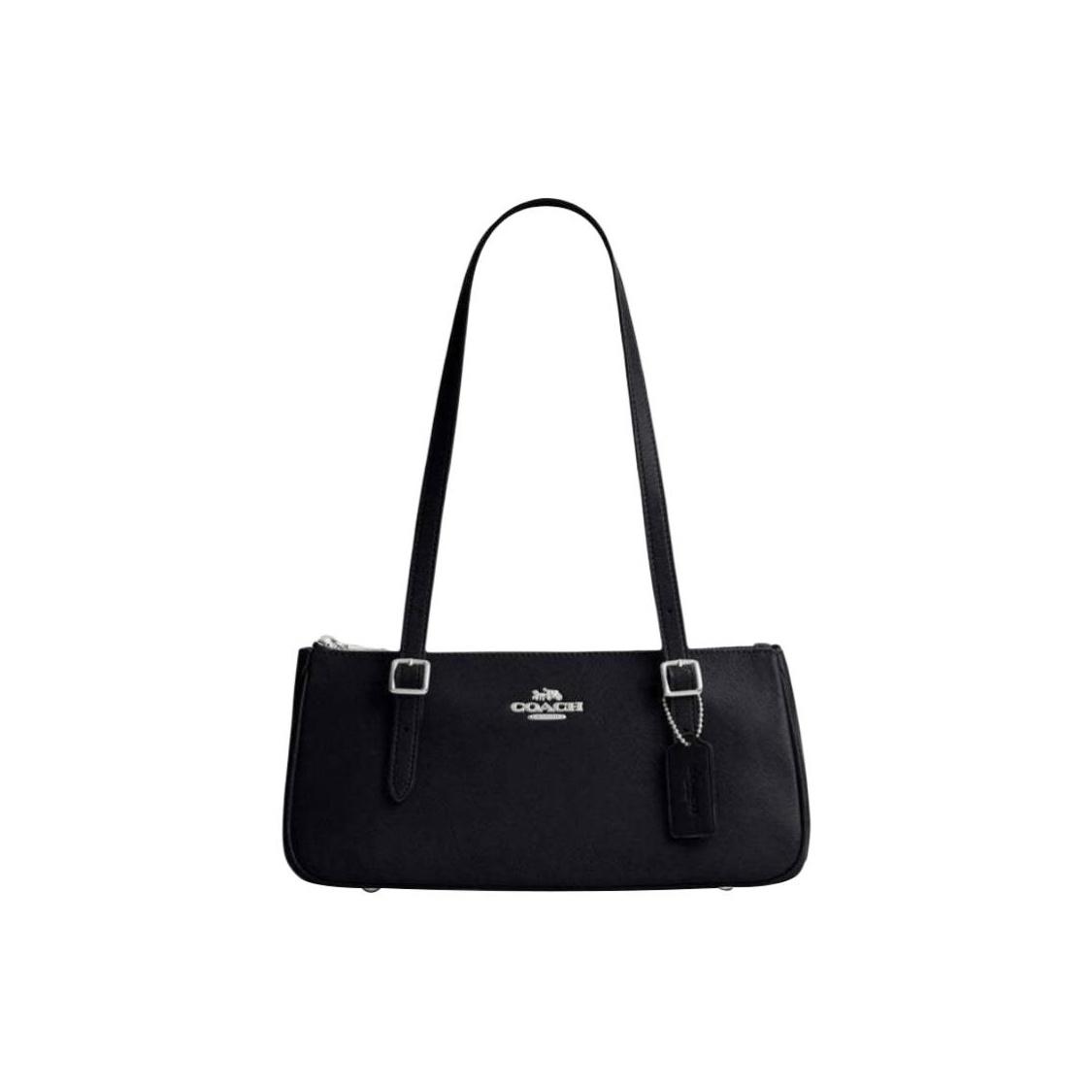 

Coach Asher 34 Fashion Shoulder Bag Women Shoulder Bag Black CBJ05-SVBK Gift Box Set (Basic Set+Yellow Box)