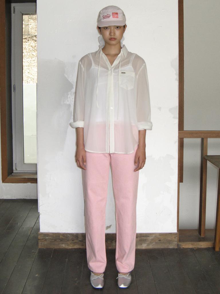 Sinun Pigment Washing Pants (Light Pink)