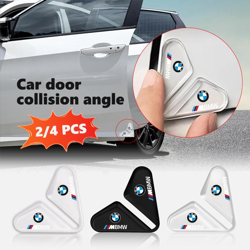 2pcs Car Door Corner Anti-Collision Stickers Protector Cover For BMW Performance X1 M3 M6 F01 F02 E34 E36 E60 F10 F20 X6 DP8