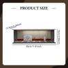 1/64 Model Car Display Case Diorama Decorative Scenario Toy Storage Box Showcase Organizer for