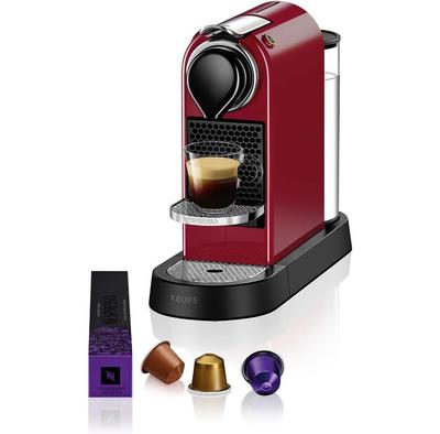 Capsule Coffee Machine Krups XN 7415 New CitiZ Red