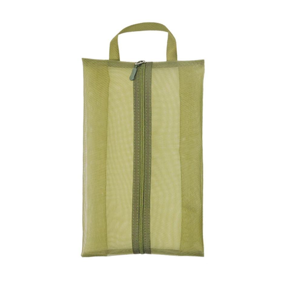 Zipper Shoe Storage Bag Transparent Mesh Mesh Shoe Bag New Sneaker Pouch