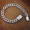 Men's Thick Cuban Chain Bracelet - Punk Style Braided Hip-Hop Accessory