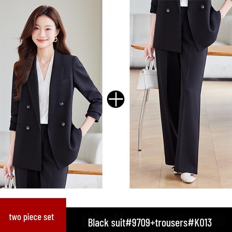 Korean Style Women's Casual Blazer Set - Autumn Fashion, Slimming Fit