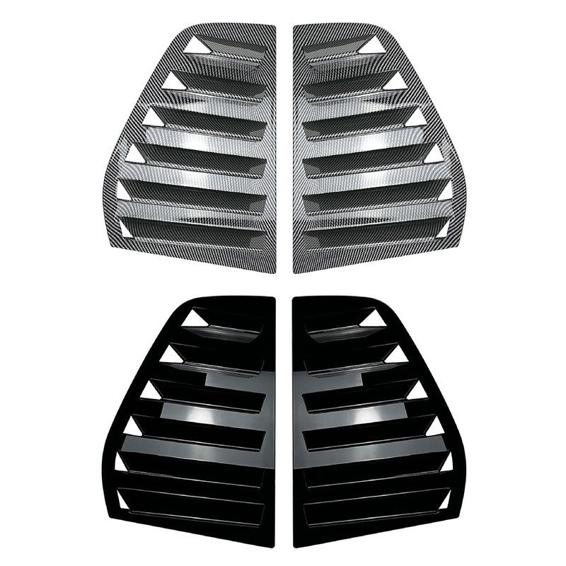 Pair Rear Side Window Trim Spoiler For VW Golf 5 MK5 5 Doors Hatchback 2003-2010 Window Shutter Cover Louver Air Vents