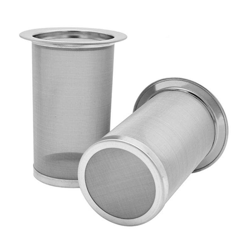 Edelstahl Hausbrauen Kaffeefilter Fruchtgetränk Brau-Infuser Feine Maschen Büro Kaffeesieb Zubehör