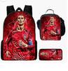 Cartoon Children'S Schoolbag Three-Piece Set, Primary School Bag, Water-Proof Polyester Messenger Bag, Pencil Bag.
