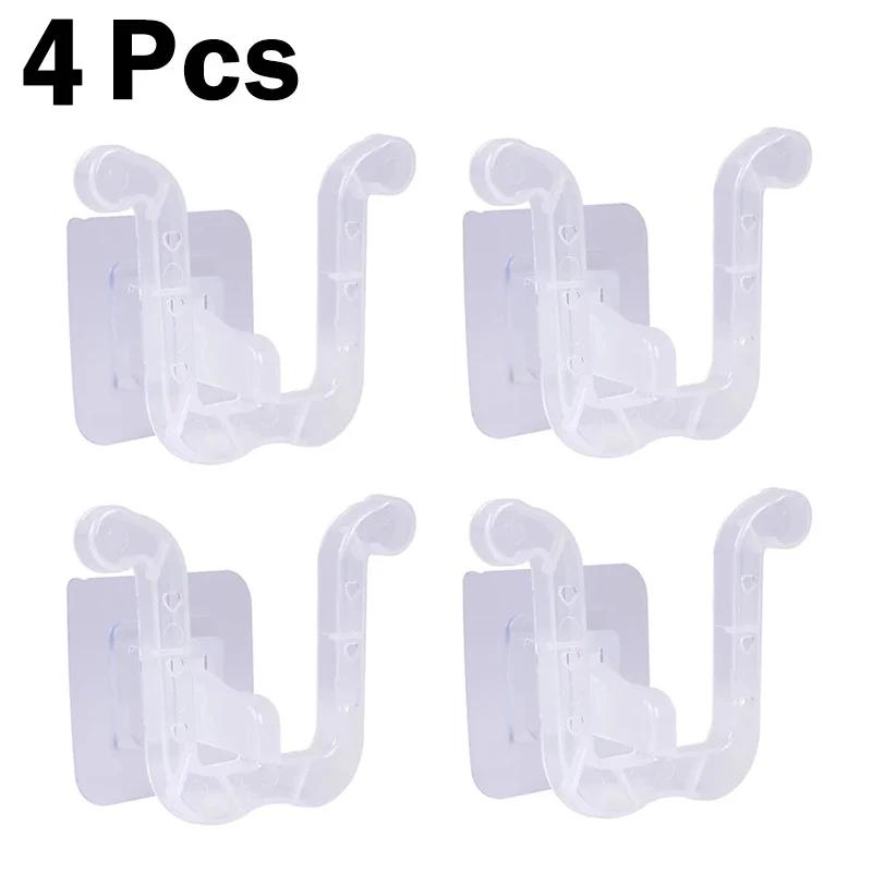 2/4 Slipper Hooks, Bathroom Wall Mounted Non Punched Slipper Rack, Self-adhesive Storage Rack for Slipper Hangers