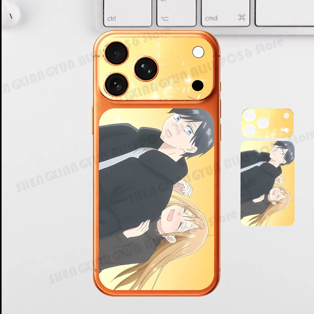 Anime Y-Yamada T-Tendou For Iphone 17 Pro ProMax Back Protective Decorative Sticker Back Cover
