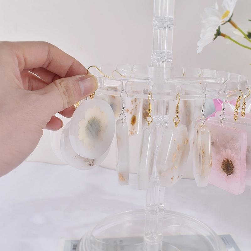 Oorbelhanger epoxy siliconen mal 3D gietmal DIY knutselaccessoires hars mal sieraden maken accessoires