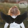 Angel Wings Cosplay Costume Elastic Straps with Hair Band Cane Fancy Dresses Outfit Fairy Wing