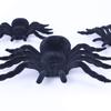 Flocking Plastic Halloween Spiders Set of 2/1 Eerie Crawly Decors Realistic Spiders Decorations for Party Supplies