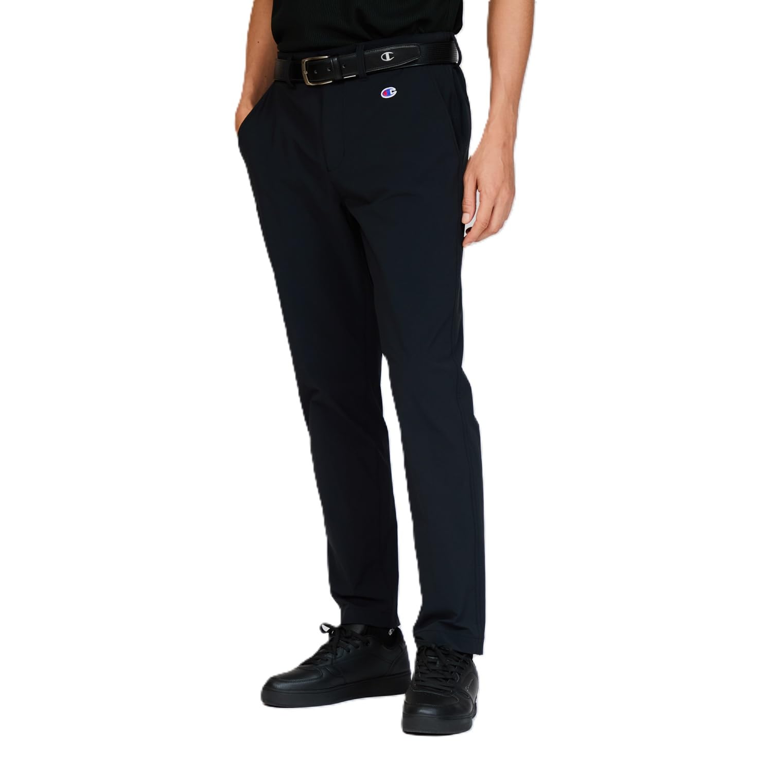 

Champion Стрейчевые длинные брюки с вышитым логотипом Script, мужские Cordura®, черные, C3-BG207 чёрный