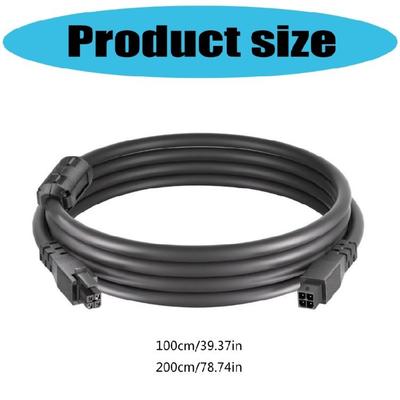 Heavy Duty Extension Cord 3D Printer Accessories 4Pin Lite Extension Cable with Magnetic Connector For Mini