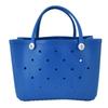 Beach Tote Bag Durable Safe EVA Material Multifunction Space Saving Portable Round Hole Design