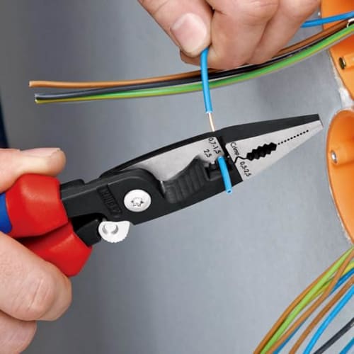 KNIPEX 1396-200 Insulated Electro-Pliers (with Spring) 1396200