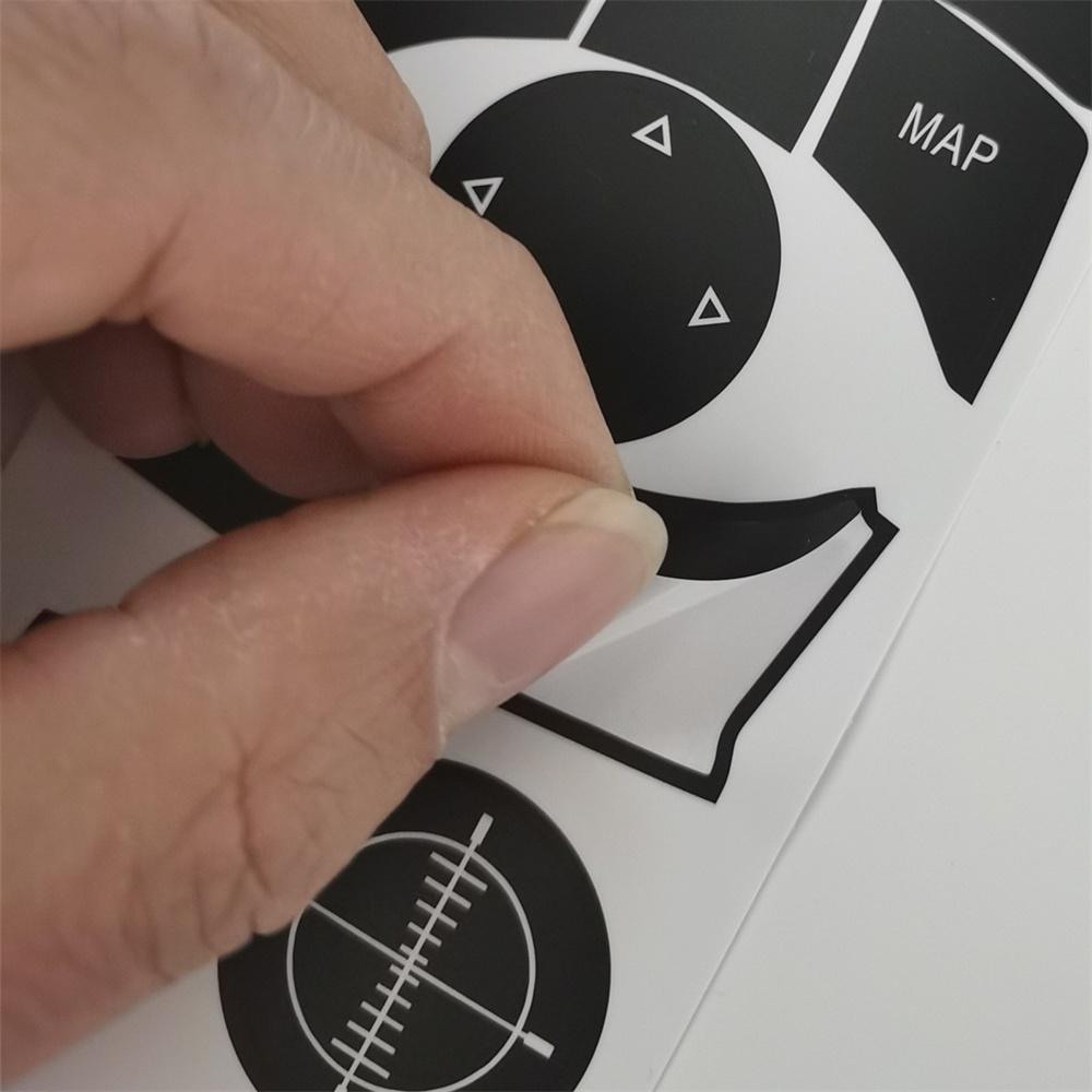 New 1 Set Button Repair Decal Stickers For BMW 3 Series E90 E92 E93 iDrive 2009-2011