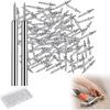 Multifunction Double Ended Nail Set With Installation Tool Metal Skirting Nails Set Quick Installs for Wall & Tile Fixtures