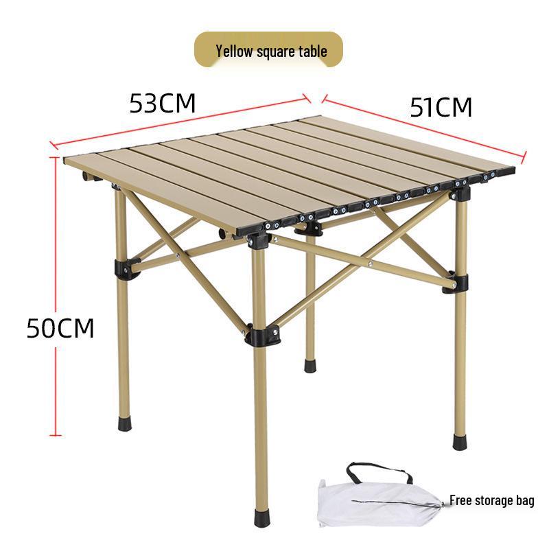 Portable Folding Outdoor Table: Ideal for Camping, Fishing, Picnics, and Barbecues. Lightweight and Easy To Carry.