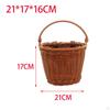 Children's Basket, Kids Bike Detachable Electric Woven Front with Handle
