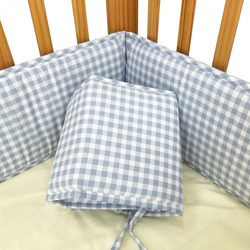 Baby Crib Bumper Pad Soft Safety Rail Guard Toddler Bed Anti-Collision Padding Set 4pcs