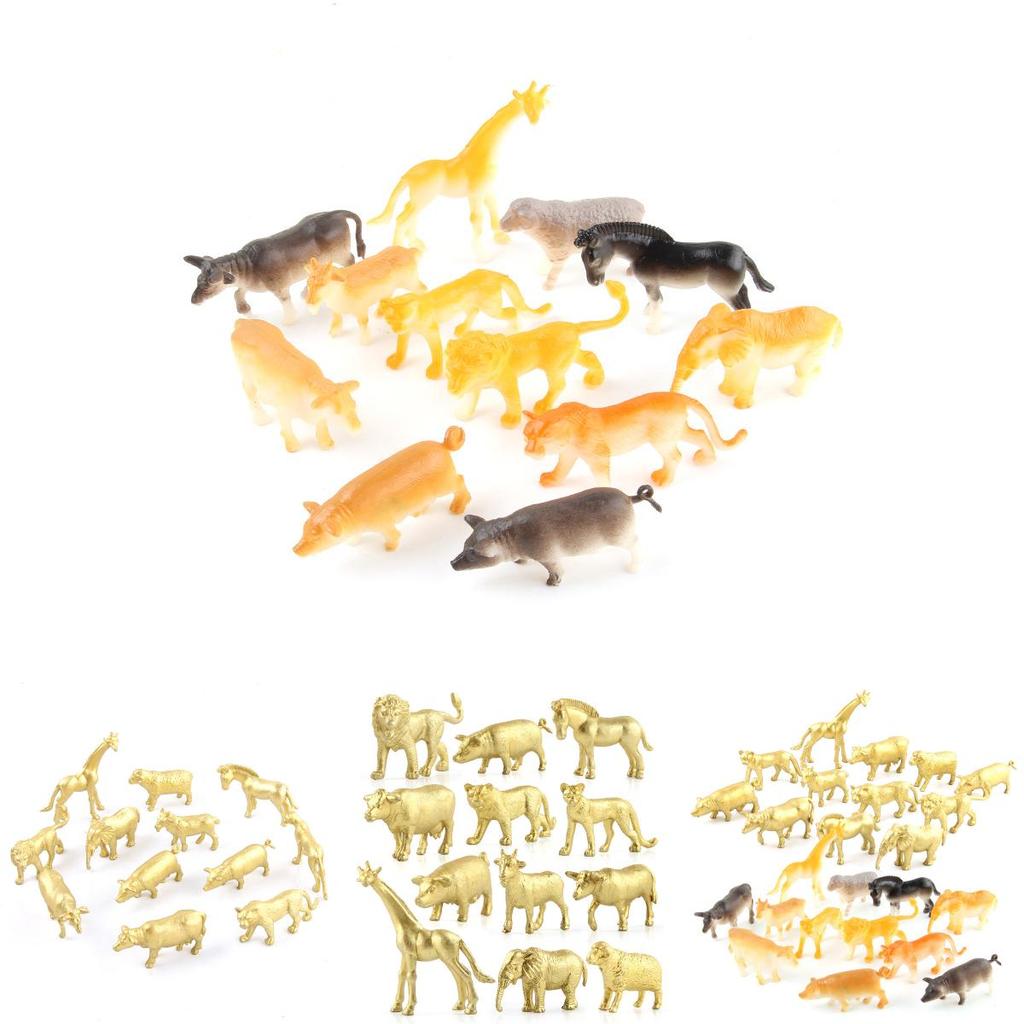Detailed Pvc Animal Model Collection For Kids With Exciting Giraffe And Lion Toys