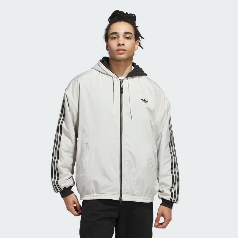 Adidas Men s Versatile Sports Casual Hooded Jacket JX5440 M