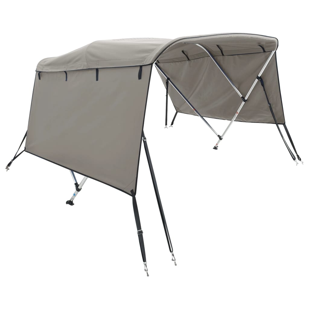 3 Bow Bimini Top with Side Panels 183 x (170 182) x 137 cm