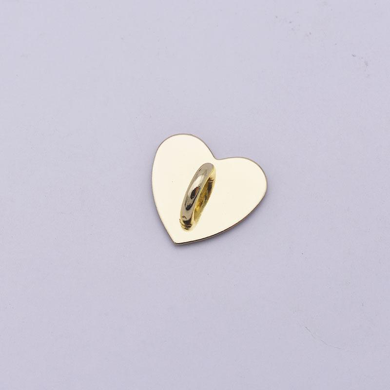 5PCS Kawaii Adhesive Metal Heart Phone Charm Holder Mobile Phone Case Finger Ring Stand Hook Buckle Charm Clasp Accessory String